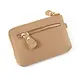 Leather Coin Purse/Wristlet - Nude