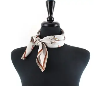 Lightweight Square Scarf - Beige