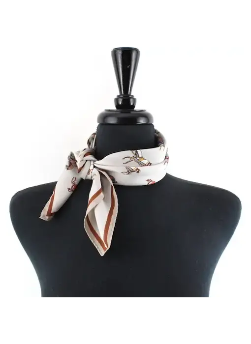 Lightweight Square Scarf - Beige