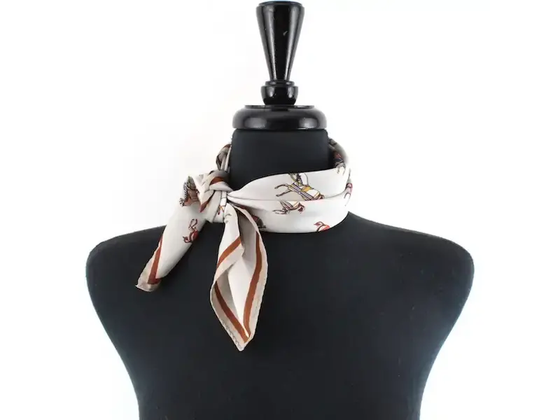 pretty persuasions Lightweight Square Scarf - Beige