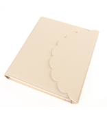 Graphique De France Taupe 6 x 8 Vegan Leather Wrap Journal