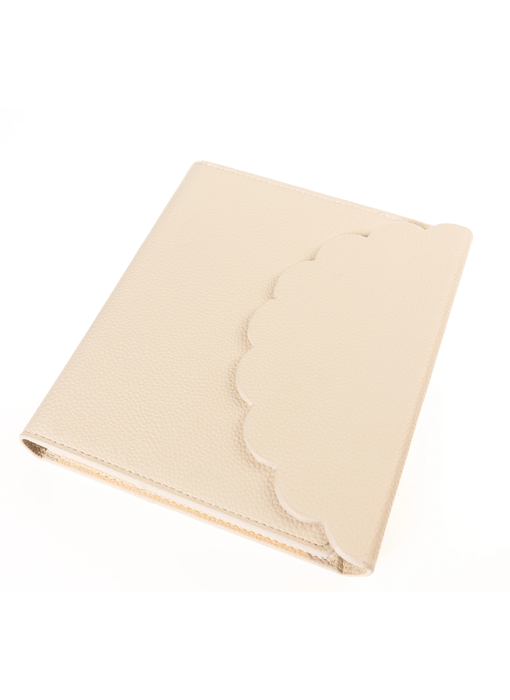 Taupe 6 x 8 Vegan Leather Wrap Journal