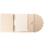 Graphique De France Taupe 6 x 8 Vegan Leather Wrap Journal