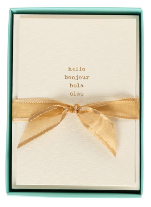 Hello Languages La Petite Presse Boxed Cards; Set of 10