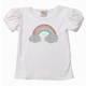 Studded Rainbow Puff Sleeve Tee