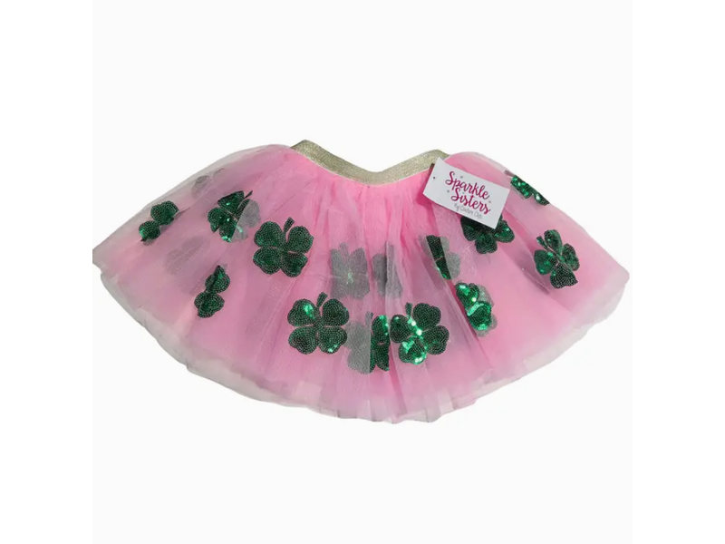 Sparkle Sister by Couture Pink Shamrock Tutu 1-2 year
