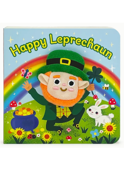 Happy Leprechaun St. Patrick's Day Finger Puppet Board Book