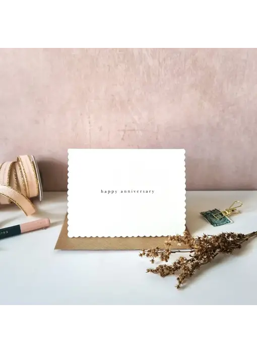 Mignon Anniversary A7 Greeting Card