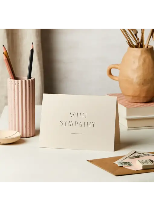 With Sympathy Greeting Card