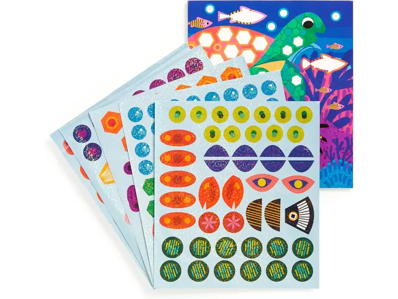 Chronicle Books Ocean Life Sticker Sparkle Poster Activity Kit