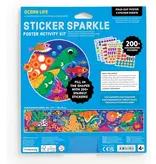 Chronicle Books Ocean Life Sticker Sparkle Poster Activity Kit