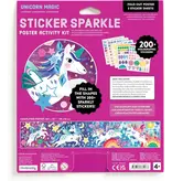 Chronicle Books Unicorn Magic Sticker Sparkle Poster Activity Kit Chronicle Books Unicorn Magic Sticker Sparkle Poster Activity Kit