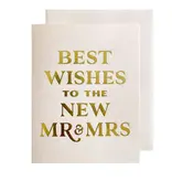 The Social Type Best Wishes Wedding Card