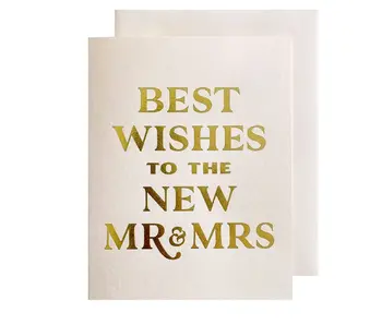 Best Wishes Wedding Card