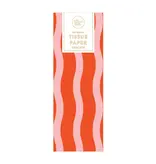 The Social Type Tangy Red Fussy Stripe Tissue Paper
