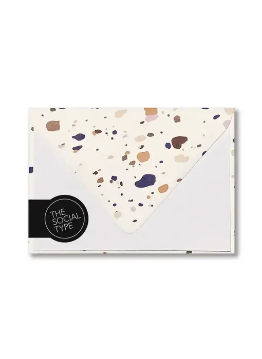 Terrazzo Petite Patterned Envelope Note Set
