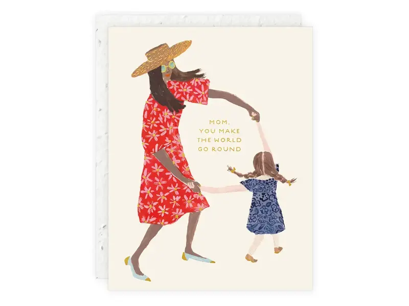 Seedlings Mom and Daughter - Mother's Day Card