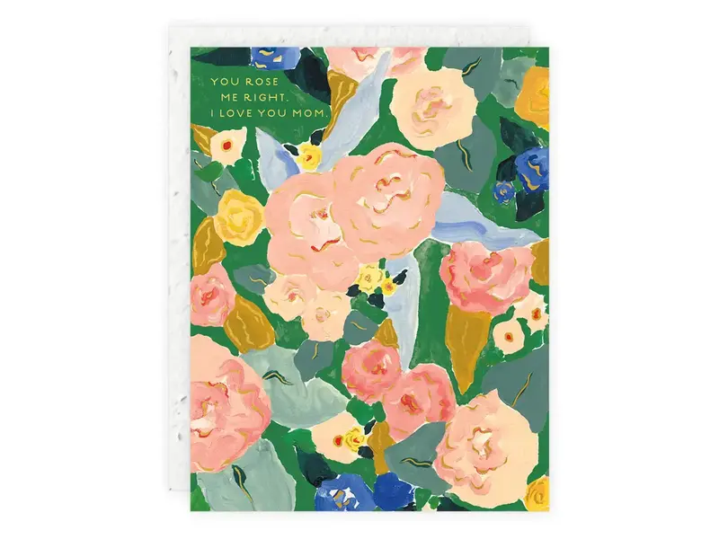 Seedlings Rose Card - Mother's Day/ Mother's Birthday