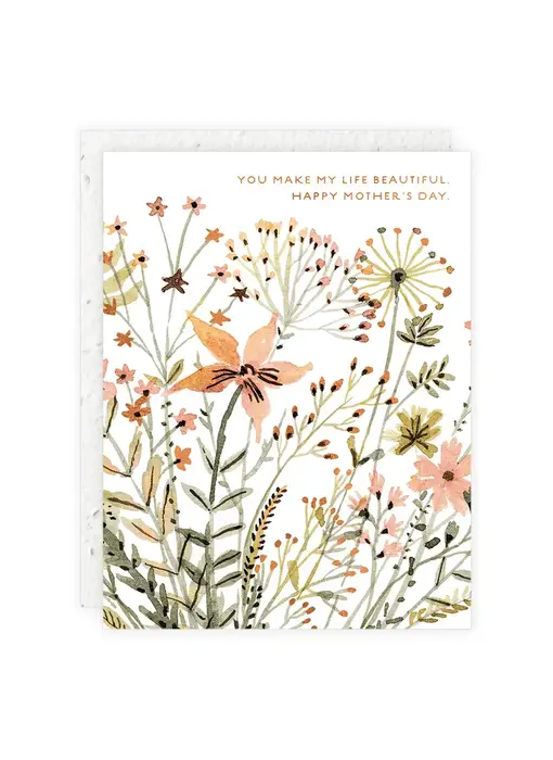 Wildflowers - Mother's Day Card