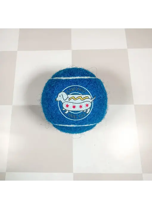 Chicago Dog Co Colorful Tennis Balls | Blue