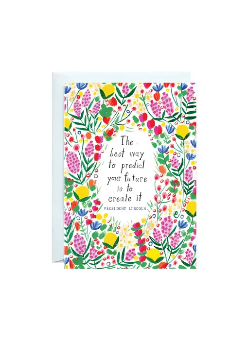 Predict the Future - Greeting Card