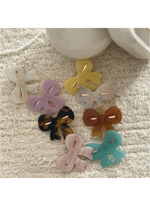 Assorted Mini Bow Hair Clips - Dusa