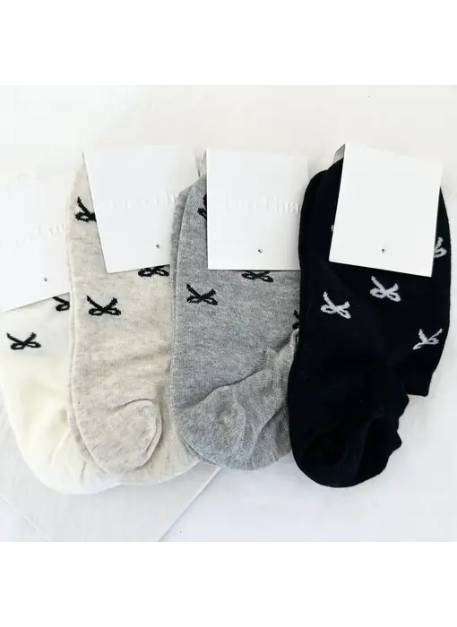 Minimal Bow Ankle Socks - Juha