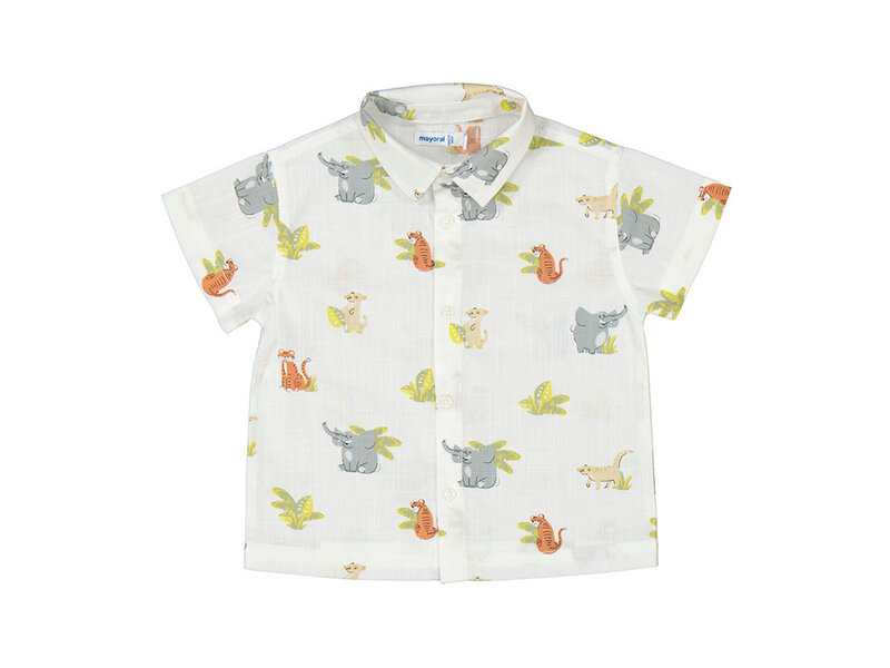 Mayoral Short-sleeve Shirt Animal Print