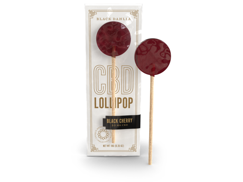 Black Dahlia CBD Lollipops