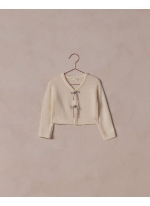 BOW CARDIGAN | IVORY