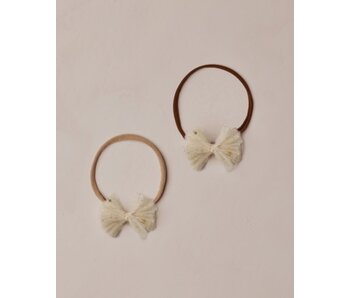 FLUTTER TULLE HEADBAND | CHAMPAGNE STARS
