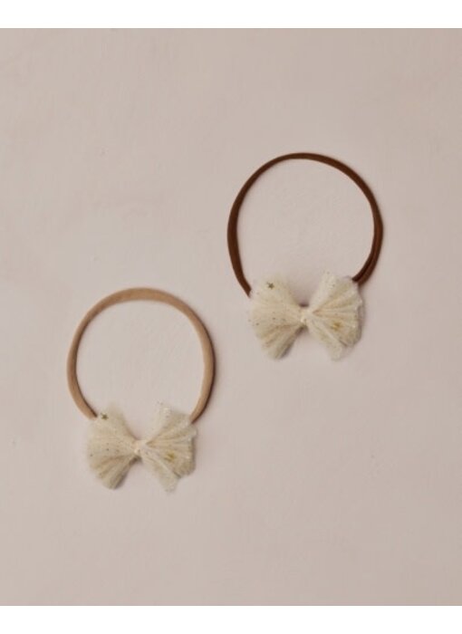 FLUTTER TULLE HEADBAND | CHAMPAGNE STARS