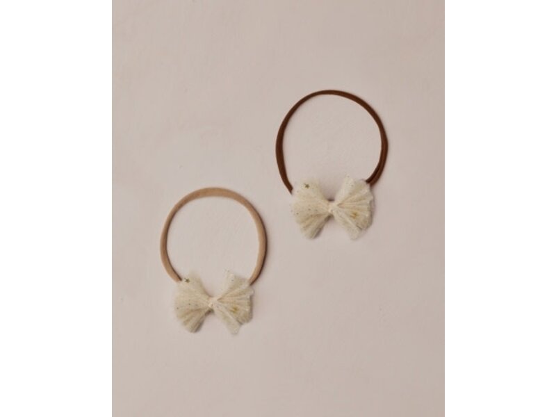 Rylee + Cru Inc. FLUTTER TULLE HEADBAND | CHAMPAGNE STARS