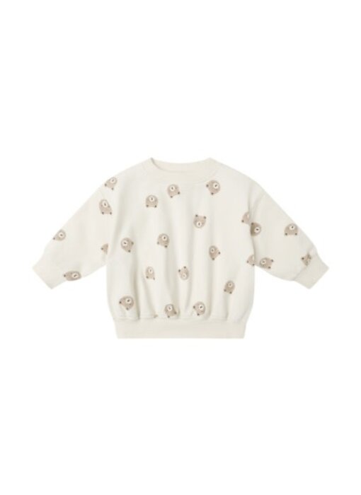 RELAXED SWEATSHIRT || BROWN BEAR