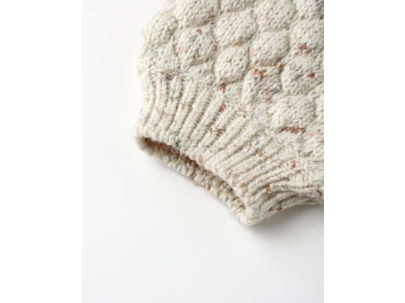 Rylee + Cru Inc. BUBBLE KNIT CARDIGAN || NATURAL CONFETTI