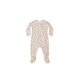 Rylee + Cru Inc. BAMBOO ZIP FOOTIE || BLOOM