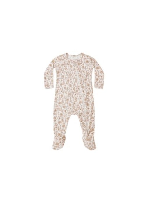 BAMBOO ZIP FOOTIE || BLOOM