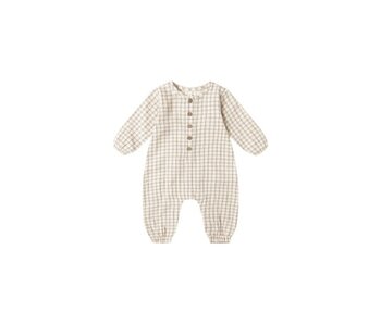 WOVEN JUMPSUIT || CEDAR CHECK