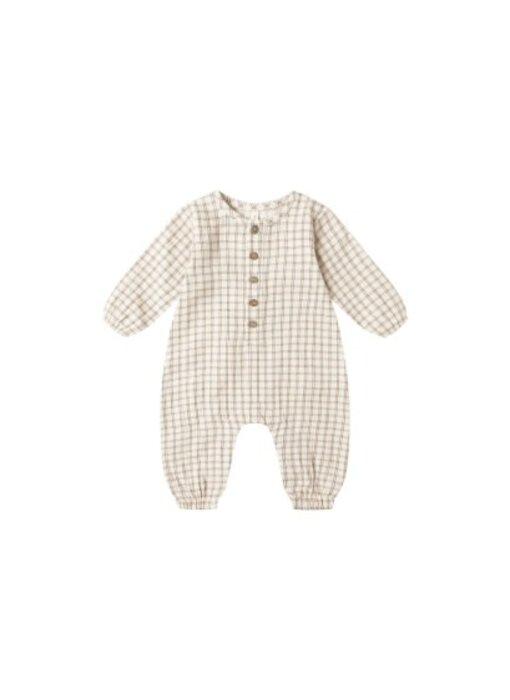 WOVEN JUMPSUIT || CEDAR CHECK