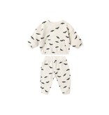 Rylee + Cru Inc. WAFFLE SLOUCH SET || BATS