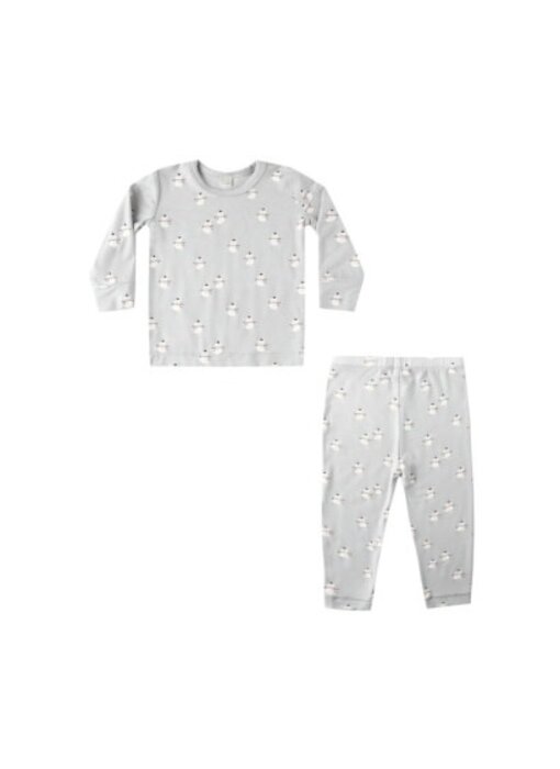 BAMBOO PAJAMA SET || SNOWMEN