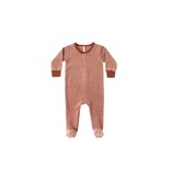 Rylee + Cru Inc. HIDDEN SNAP FOOTIE || CANDY STRIPE