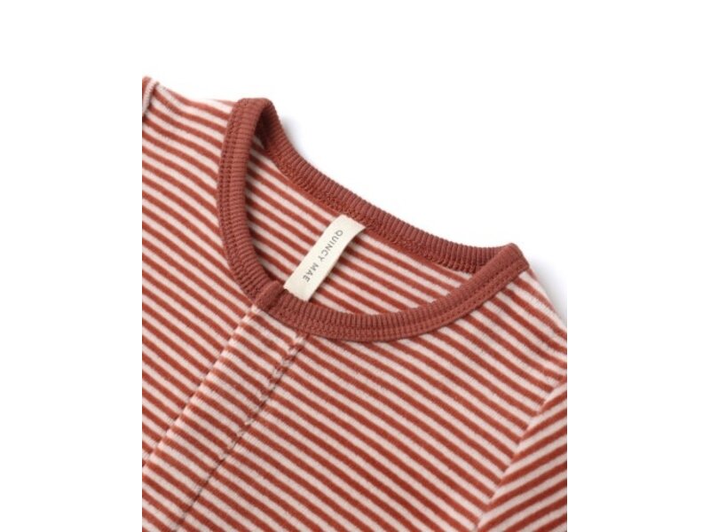 Rylee + Cru Inc. HIDDEN SNAP FOOTIE || CANDY STRIPE