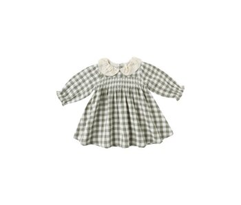 CALLIE DRESS || FOREST CHECK