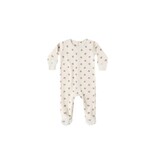 Rylee + Cru Inc. HIDDEN SNAP FOOTIE || HOLLY BERRY