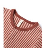 Rylee + Cru Inc. HIDDEN SNAP FOOTIE || CANDY STRIPE