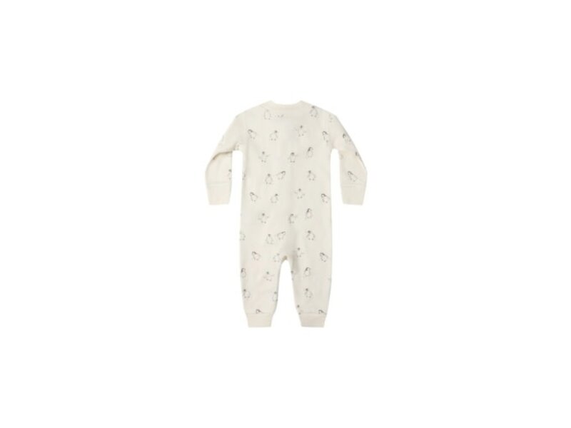 Rylee + Cru Inc. ZIP LONG SLEEVE SLEEPER || PENGUINS