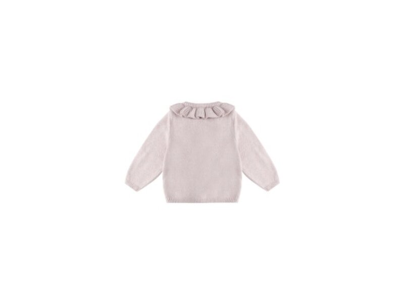 Rylee + Cru Inc. RUFFLE COLLAR CARDIGAN || LILAC