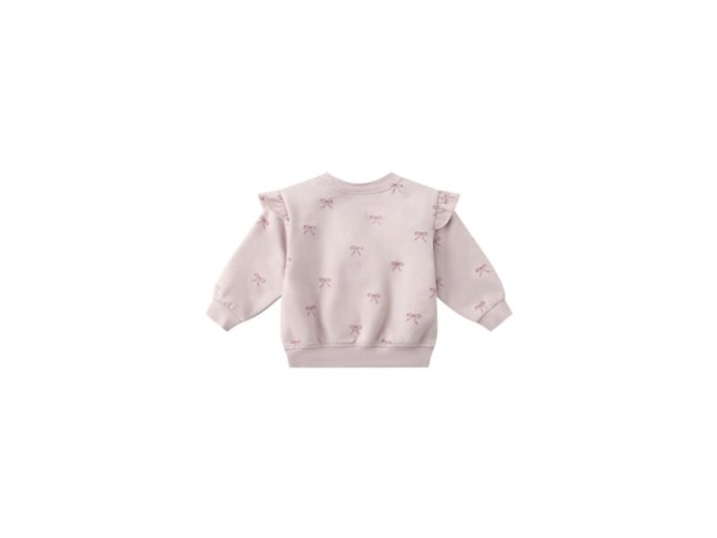 Rylee + Cru Inc. RUFFLE FLEECE SWEATSHIRT || BOWS