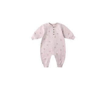 RELAXED FLEECE JUMPSUIT || BOWS